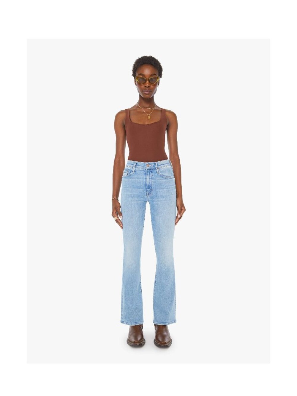 MOTHER The Weekender Flare Jeans 31" / Size 25 / Blessing In Disguise Denim Blue